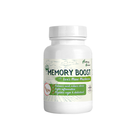 Memory Boost with lion's mane mushroom blend - Healthway Montreal